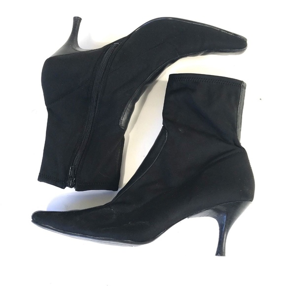Bandolino Womens Boots Black Two Toned Pointed toe - Picture 1 of 8